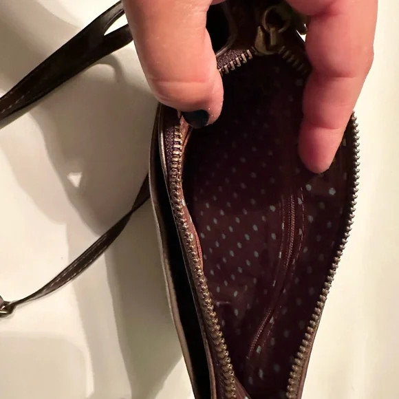 Chala Colorful Parrot Leather Crossbody Bag - Picture 3 of 3